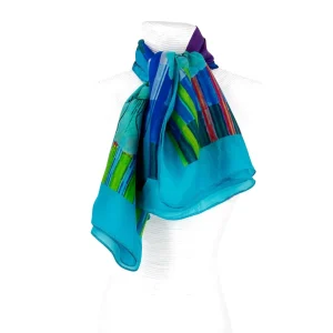 Foulard seta fiori