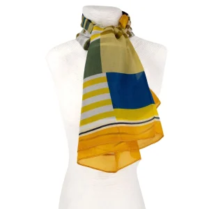Foulard seta geometrico