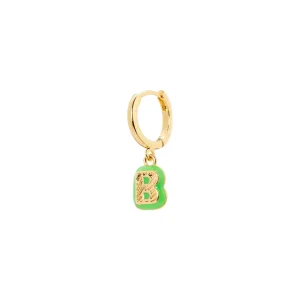 Mono orecchino lettera B Charming Letters