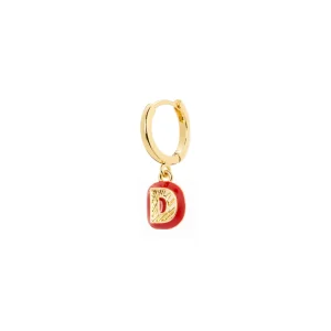 Mono orecchino lettera D Charming Letters