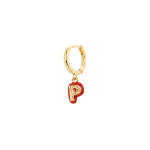 Mono orecchino lettera P Charming Letters
