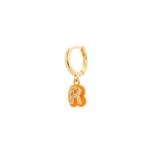 Mono orecchino lettera R Charming Letters
