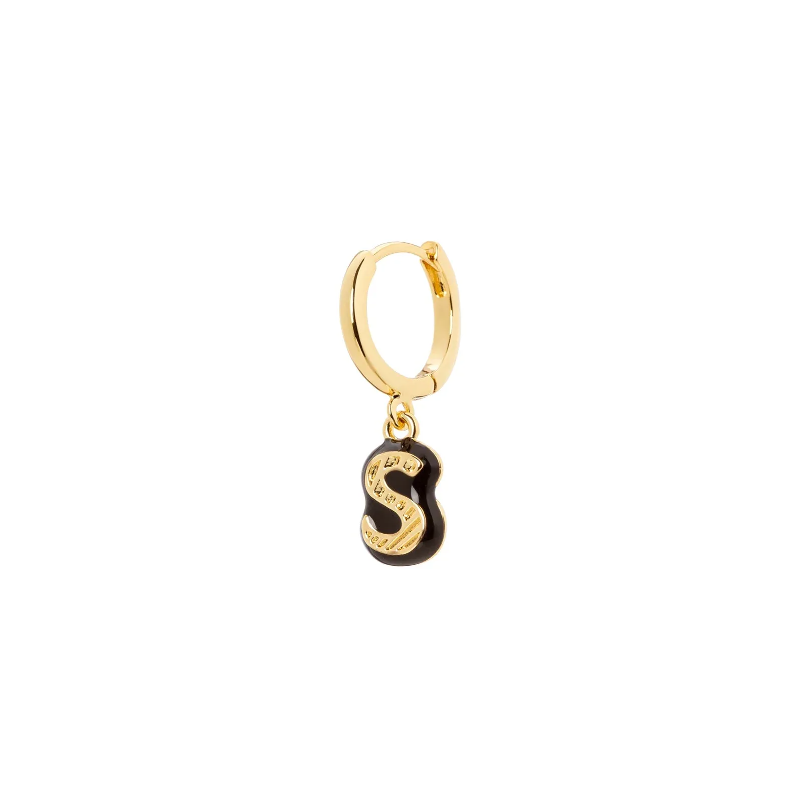 Mono orecchino lettera S Charming Letters