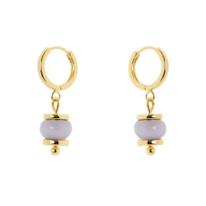 Orecchini cerchietto e boule pendente Modern Muse