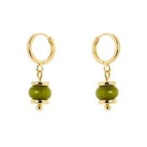 Orecchini cerchietto e boule pendente Modern Muse