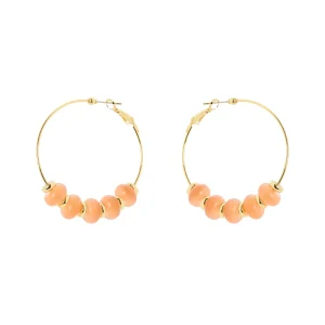Orecchini cerchio e boule ecrasé Modern Muse